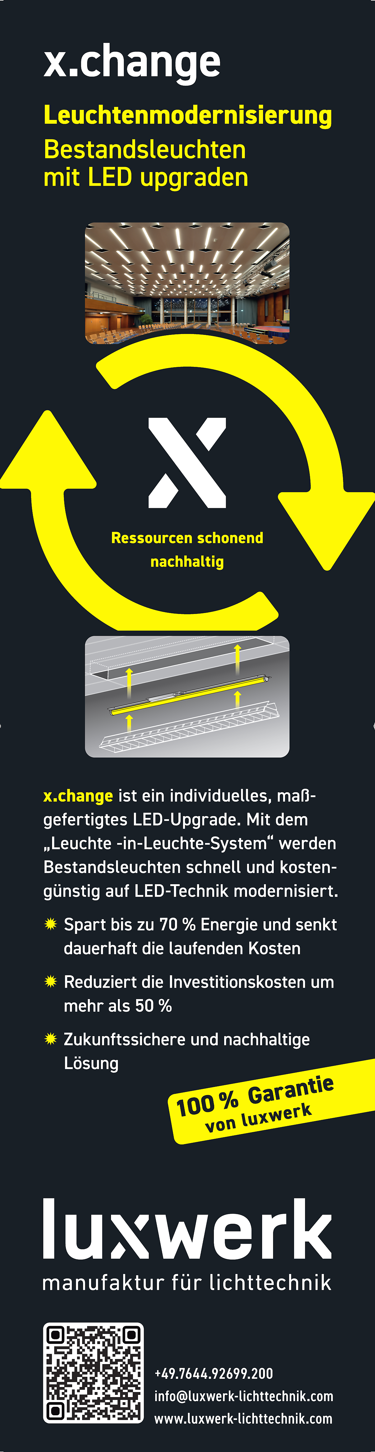 x.change LED-Upgrade für das Elektrohandwerk