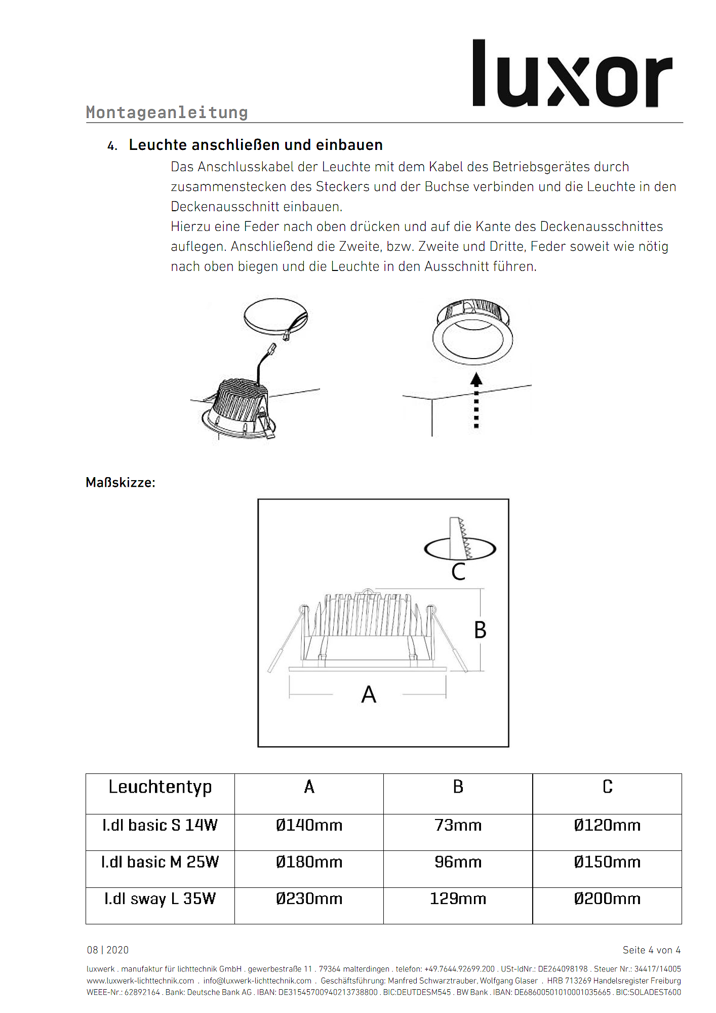 l.dl basic assembly instructions pdf page