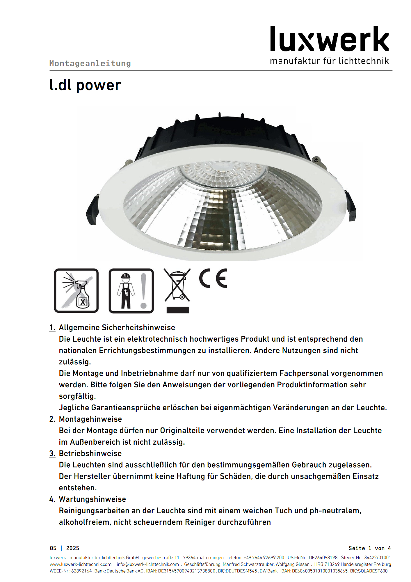 l.dl power assembly instructions pdf page