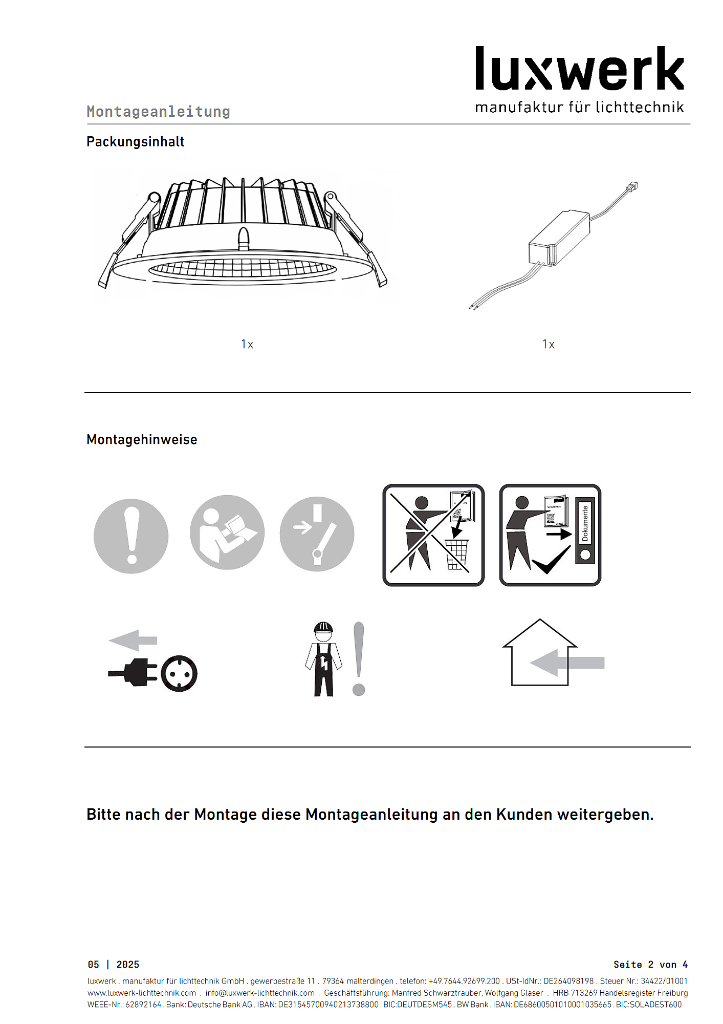 l.dl power assembly instructions pdf page