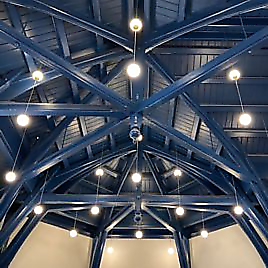 Sonderleuchten - x.textil DREIRUND; x.ring Wandleuchte Sonderleuchte; Polygonale LED-Panels als Lichtflächen