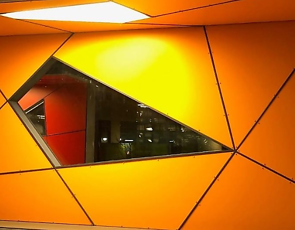Sonderleuchten - x.textil DREIRUND; x.ring Wandleuchte Sonderleuchte; Polygonale LED-Panels als Lichtflächen