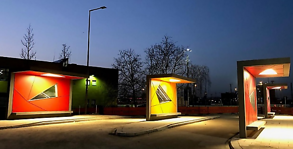 Polygonale LED-Panels als Lichtflächen - Polygonale LED-Panels als Lichtflächen - Sonderleuchte