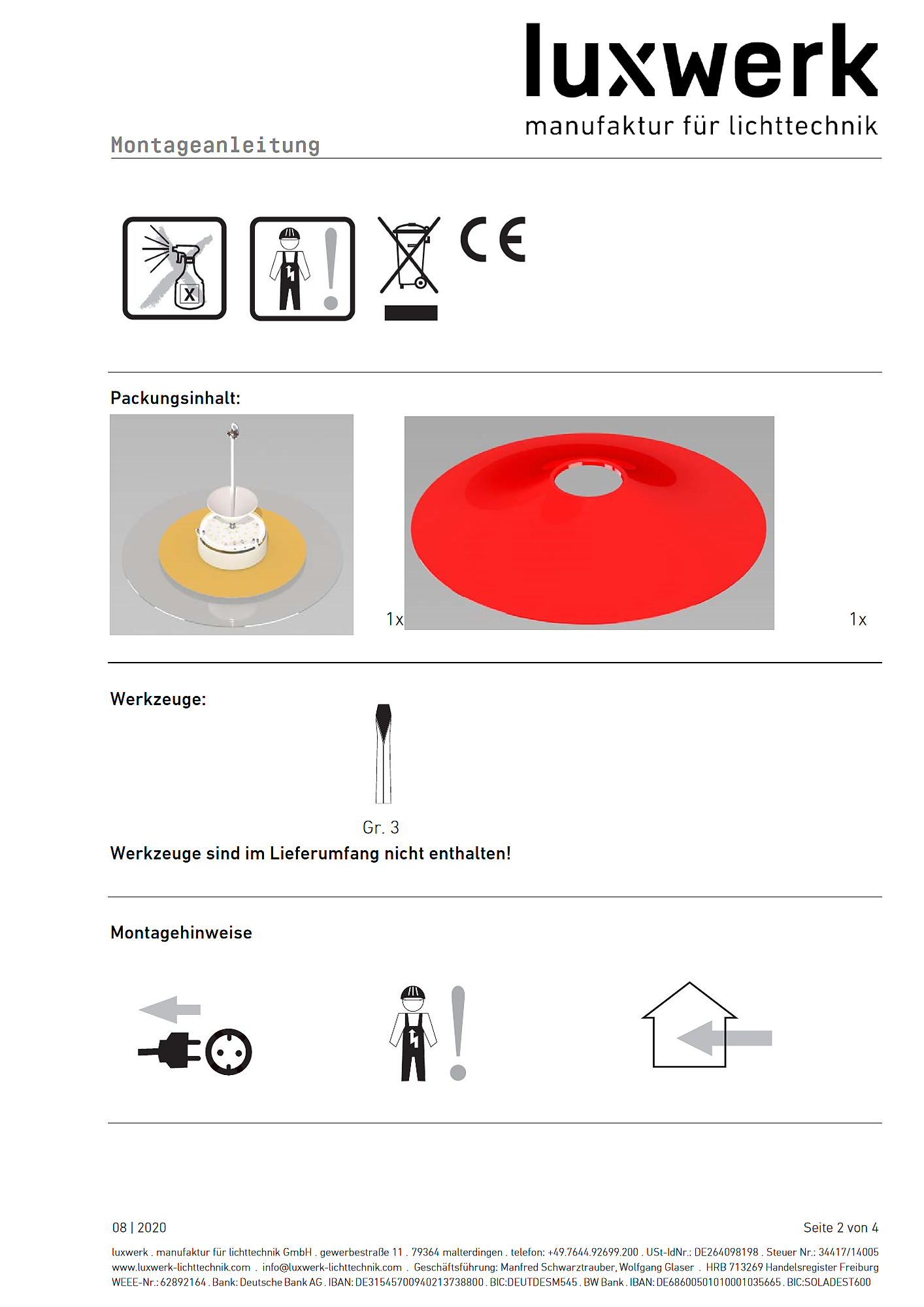 x.course 1 assembly instructions pdf page
