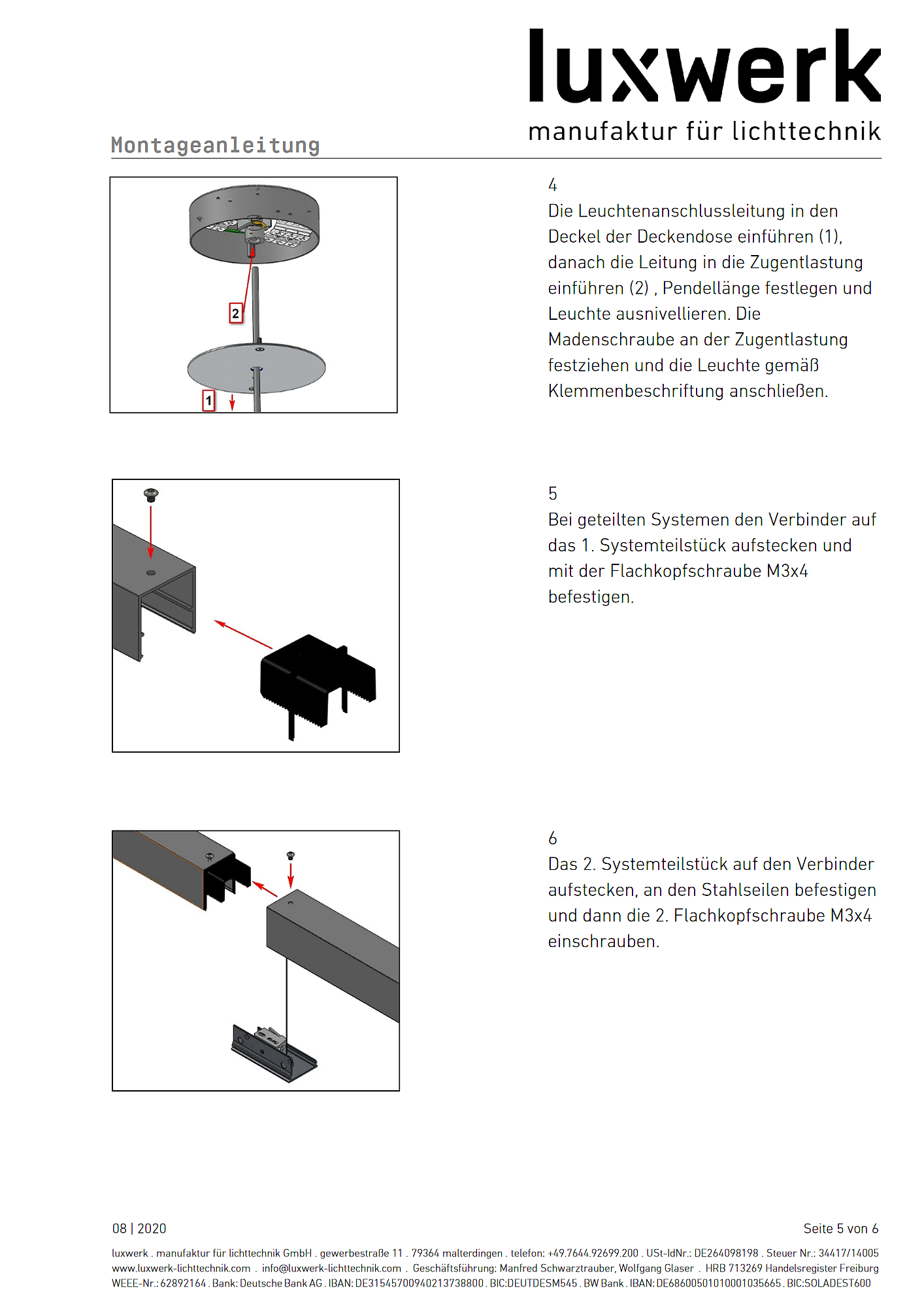 x.line p assembly instructions pdf page