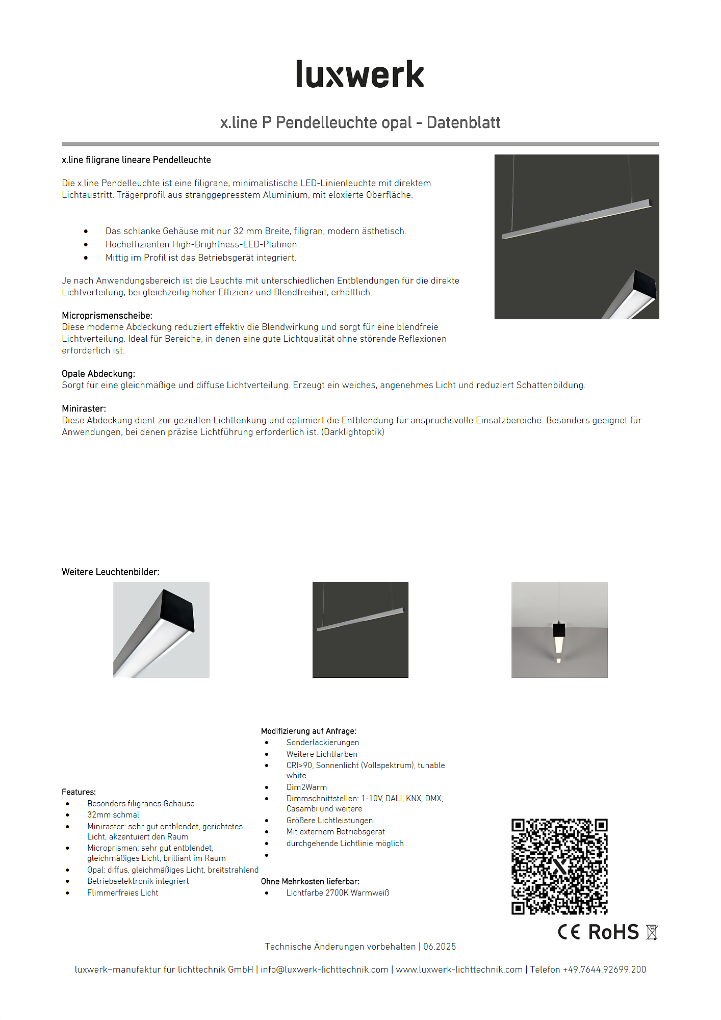x.line p pendelleuchte opal data sheet 808306 pdf page