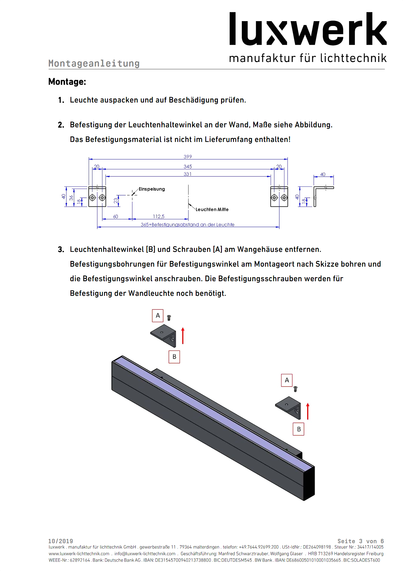 x.line w assembly instructions pdf page