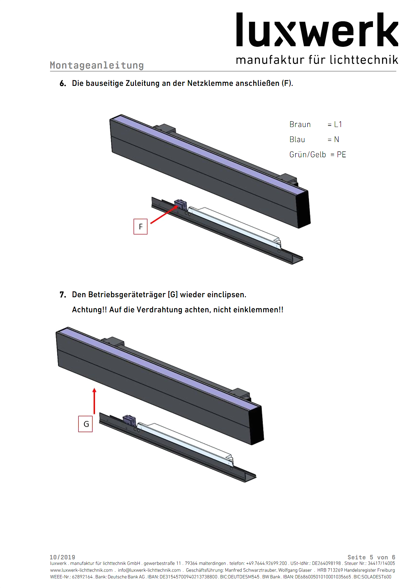 x.line w assembly instructions pdf page