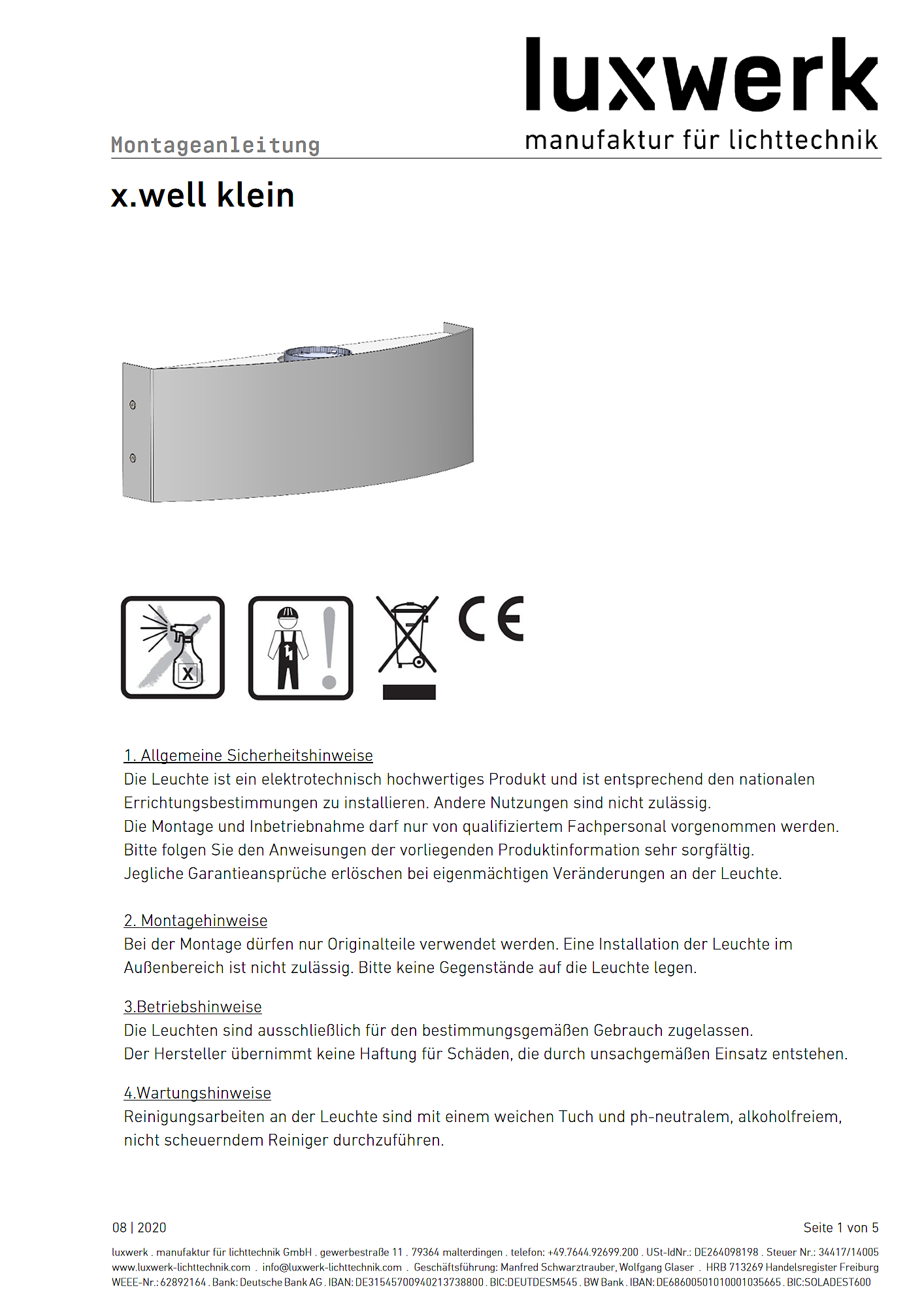 x.well s assembly instructions pdf page