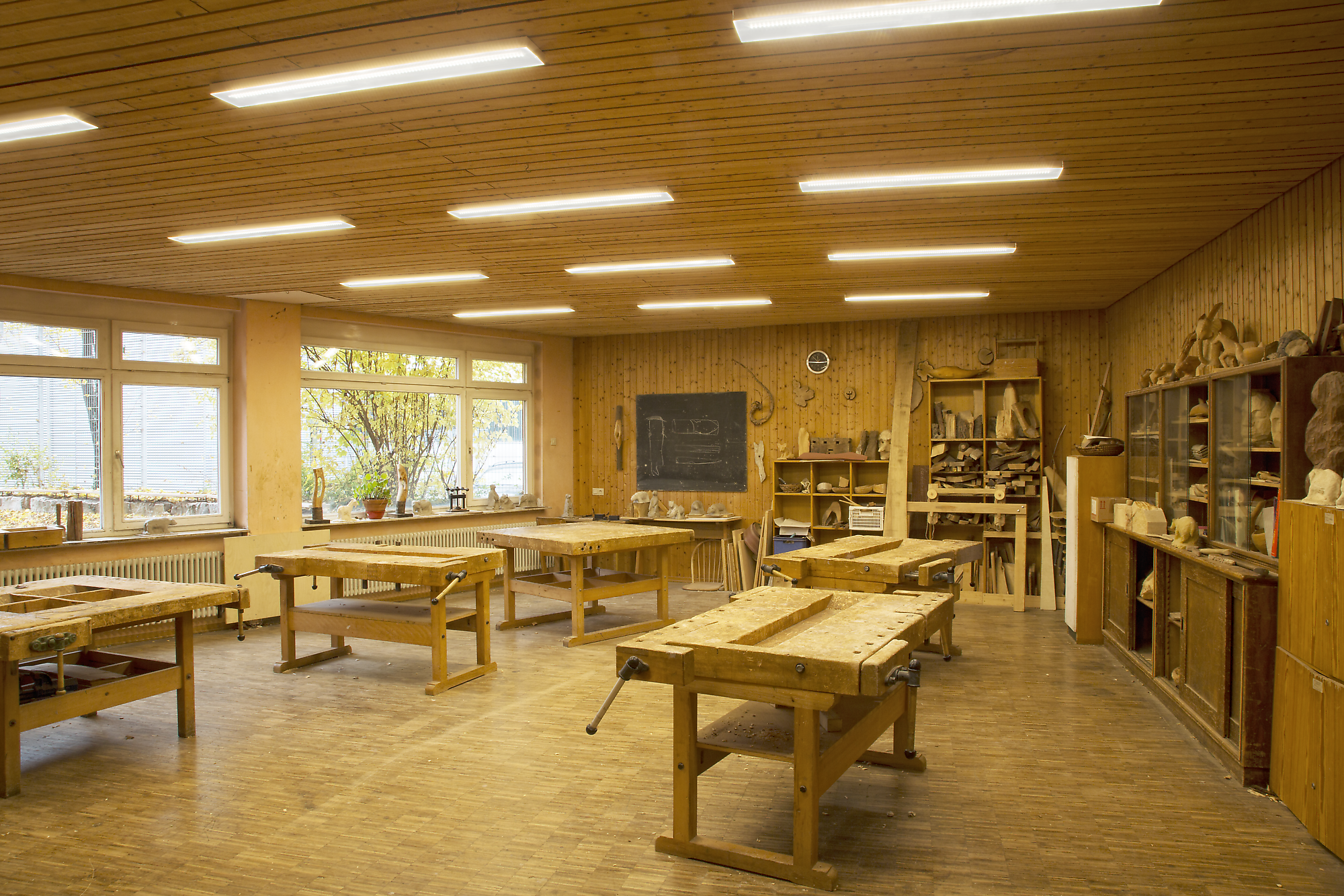 Freie Georgenschule Reutlingen - Lichttechnische Sanierung der Freien Georgenschule Reutlingen