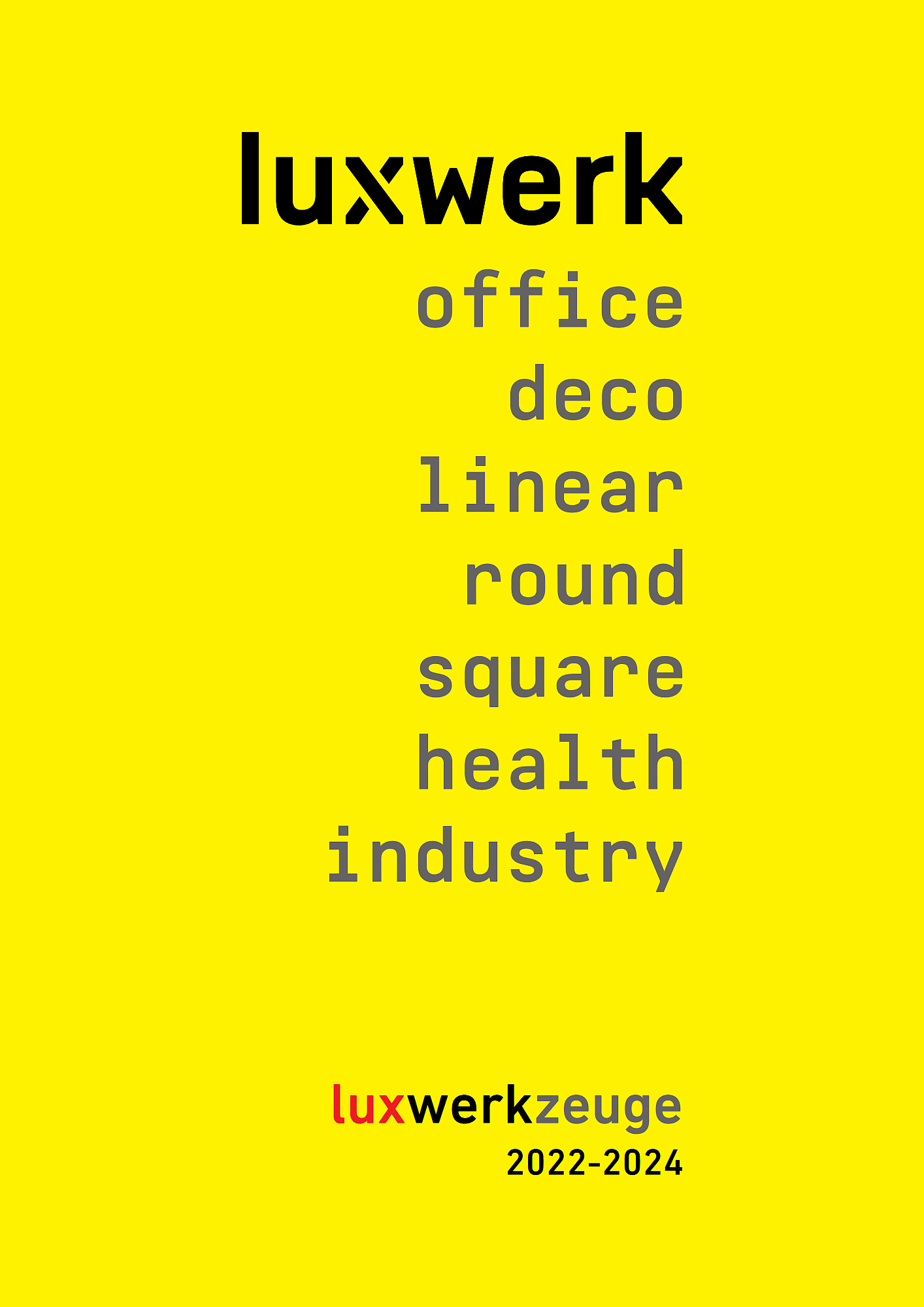 Bildübersicht luxwerkzeuge Katalog 2022-2024 - Katalog
