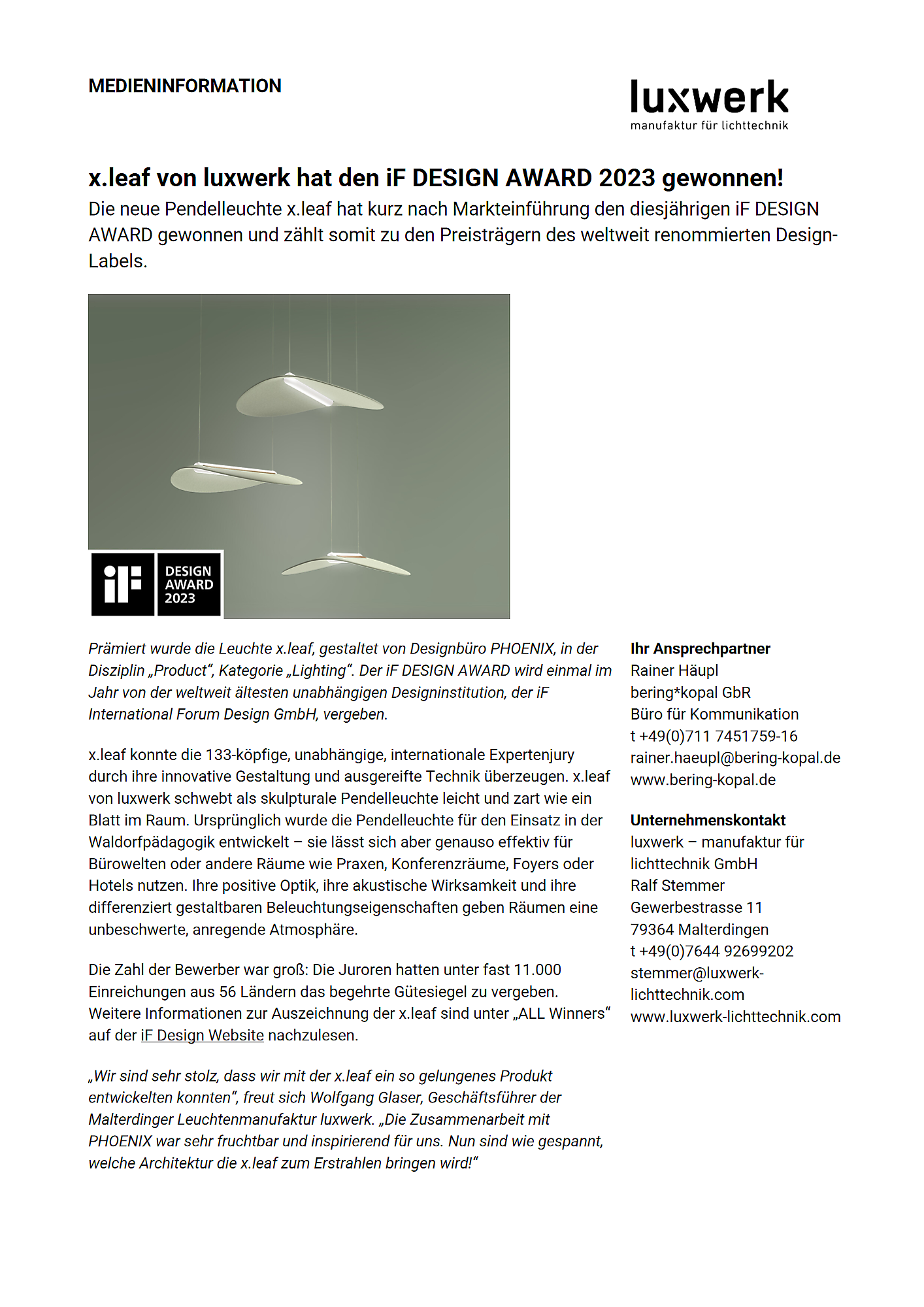 service downloads press release x.leaf ifdesignaward 2023 pdf page image