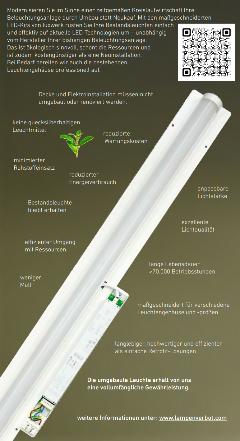Fakten zur Förderung beim Umstieg auf LED